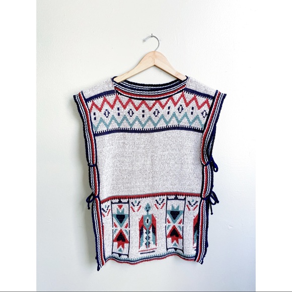 Vintage side tie sweater - Picture 6 of 10